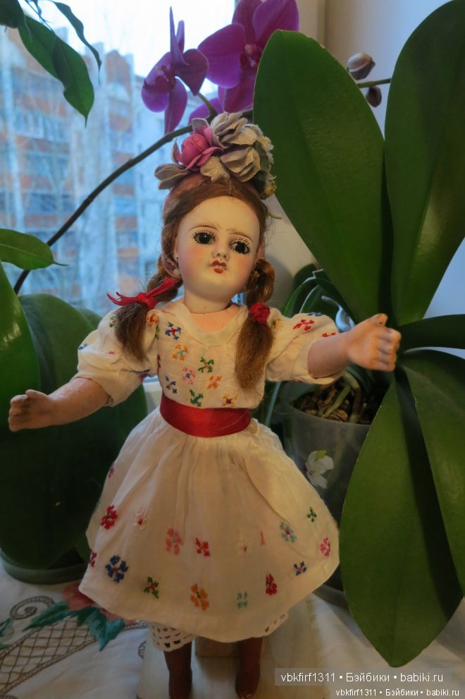 Франция Лимож - Фарфор - Антикварные куклы