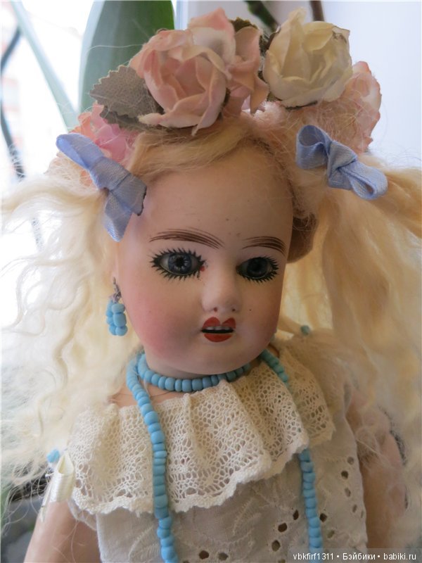 Франция Лимож - Фарфор - Антикварные куклы