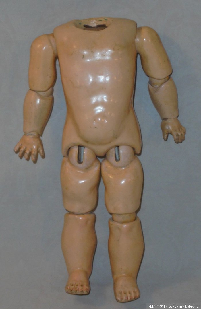 Рождение... Кестнер 143 — Реставрация антикварных кукол: ремонт фарфора (фото 5)