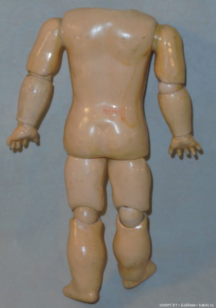 Рождение... Кестнер 143 — Реставрация антикварных кукол: ремонт фарфора (фото 4)