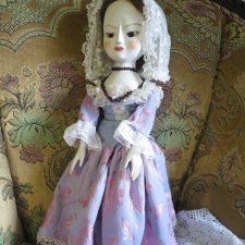 Queen Anne Style Doll - мой  образ деревянных кукол 16-18 века