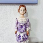 Реплика старинной куклы полностью деревянная, шарнирная.