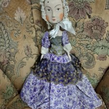 25,500 на пару дней!Реплика старинной английской  деревянной куклы Хигс 17-18 век