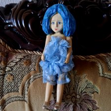 Мальвина - куколка из дерева