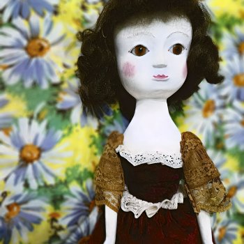 Королева Анна,реплика старинных кукол