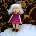 Клава-куколка из дерева с характером