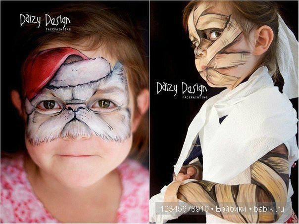Необычный боди арт на лицах (фото 2)