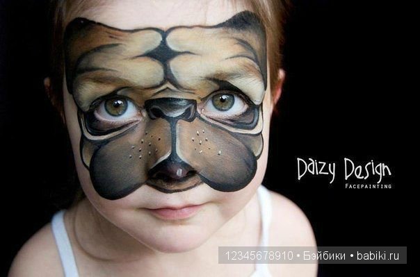 Необычный боди арт на лицах (фото 9)