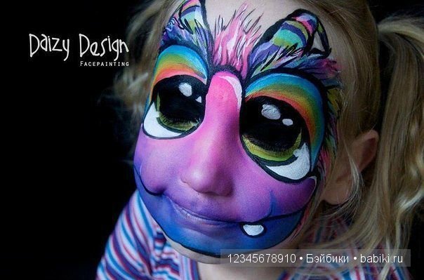 Необычный боди арт на лицах (фото 5)