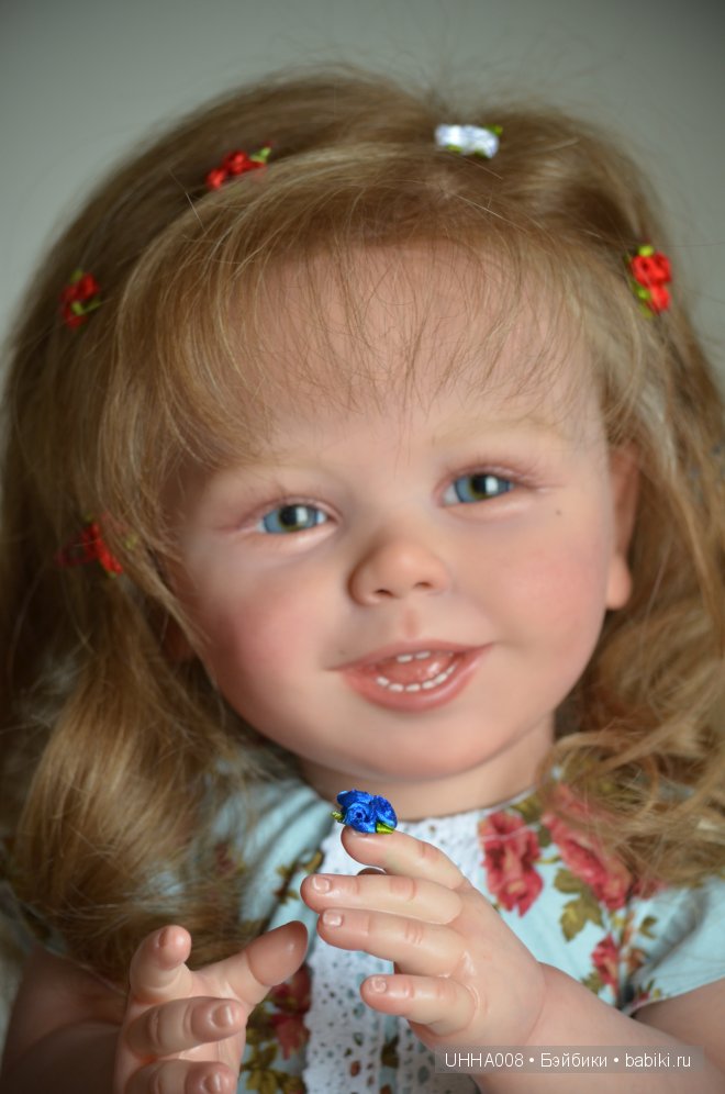 Кукла реборн Арина - лучезарный живчик (фото 8)