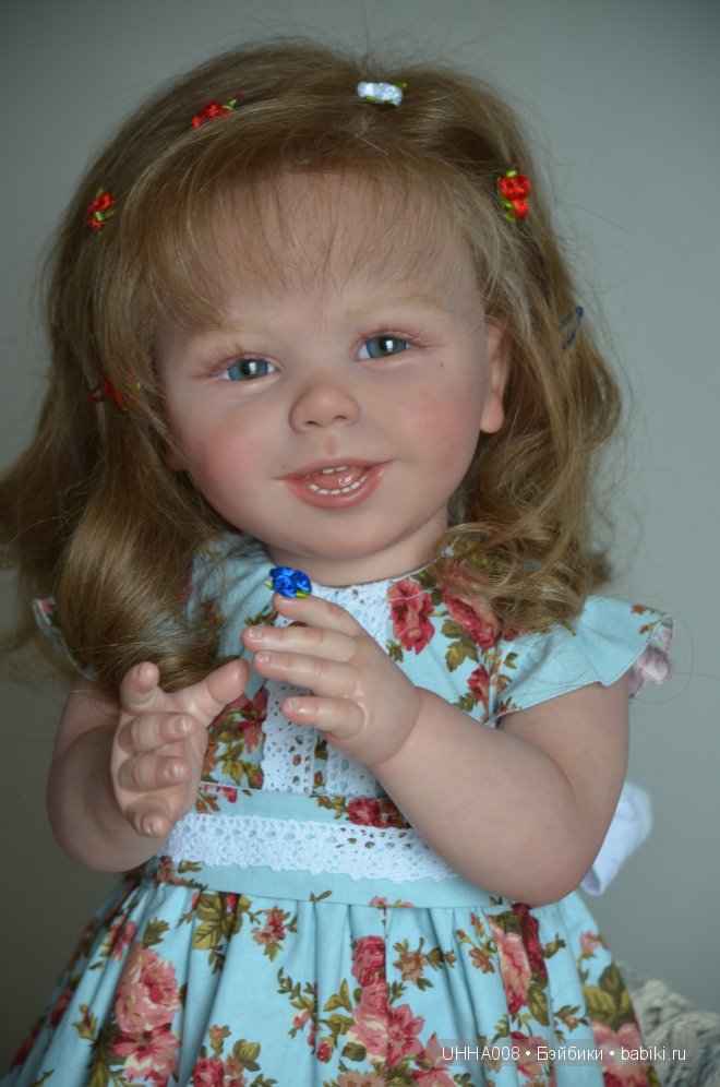Кукла реборн Арина - лучезарный живчик (фото 10)