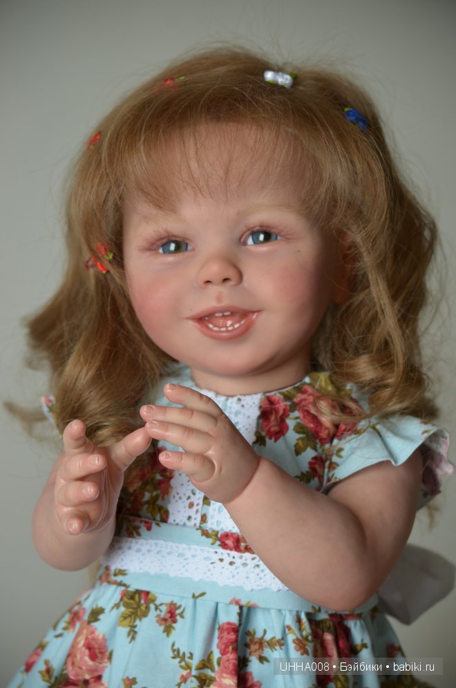 Кукла реборн Арина - лучезарный живчик (фото 5)