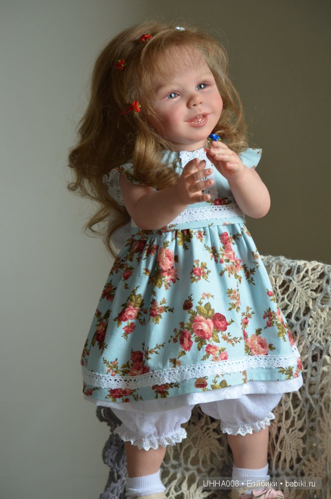 Кукла реборн Арина - лучезарный живчик (фото 9)