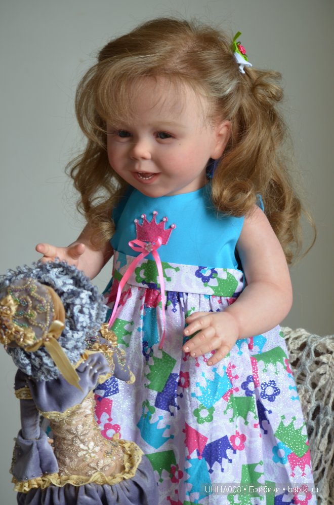 Кукла реборн Арина - лучезарный живчик