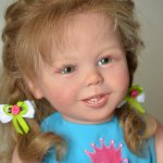 Кукла реборн Арина - лучезарный живчик!