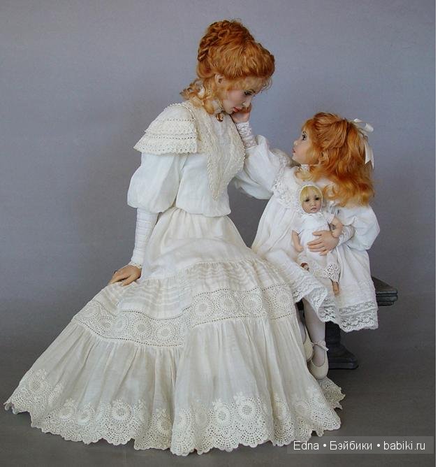 Мать и дитя / Диана любит создавать композиции взаимодействия между матерью и ребенком