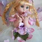 Фарфоровые куклы с крылышками