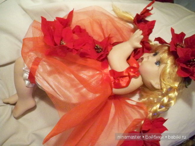 Цветочек Пуансеттия — Коллекционные куклы разных авторов (Разное): редкие бренды (фото 3)