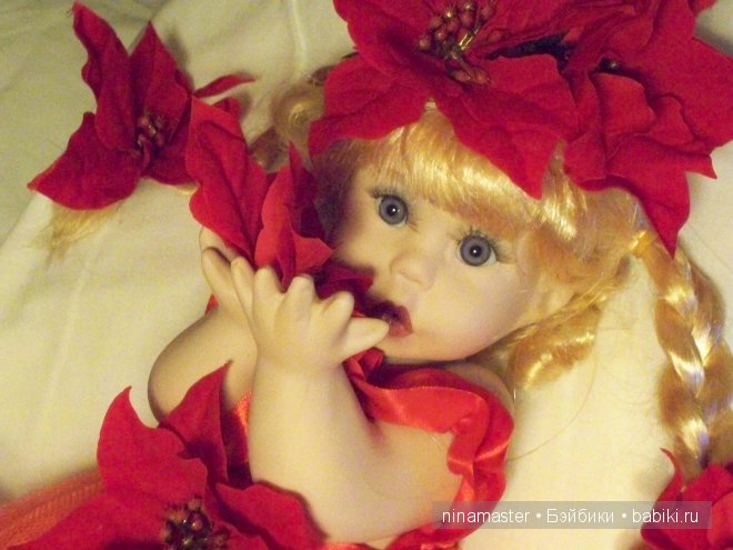 Цветочек Пуансеттия — Коллекционные куклы разных авторов (Разное): редкие бренды (фото 7)