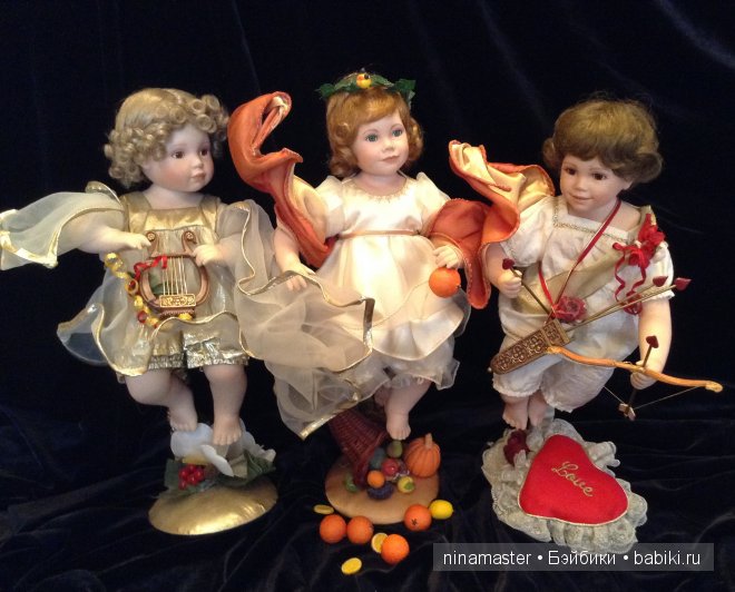 Три Грации, фарфоровые куклы от Ann Timerman