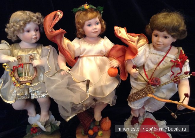 Три Грации, фарфоровые куклы от Ann Timerman