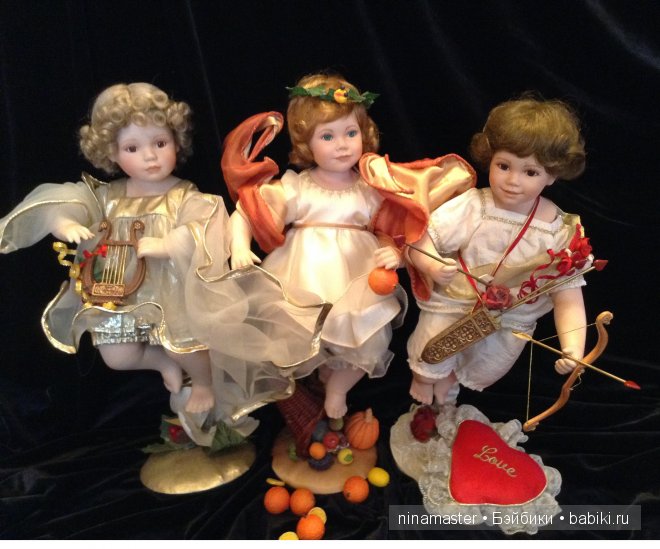 Три Грации, фарфоровые куклы от Ann Timerman