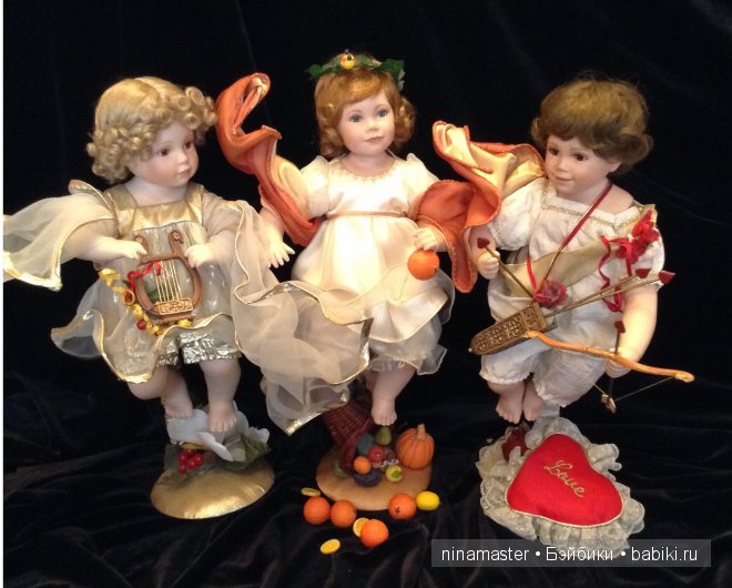 Три Грации, фарфоровые куклы от Ann Timerman