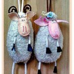 Игрушки овечки и заколдованный снеговик