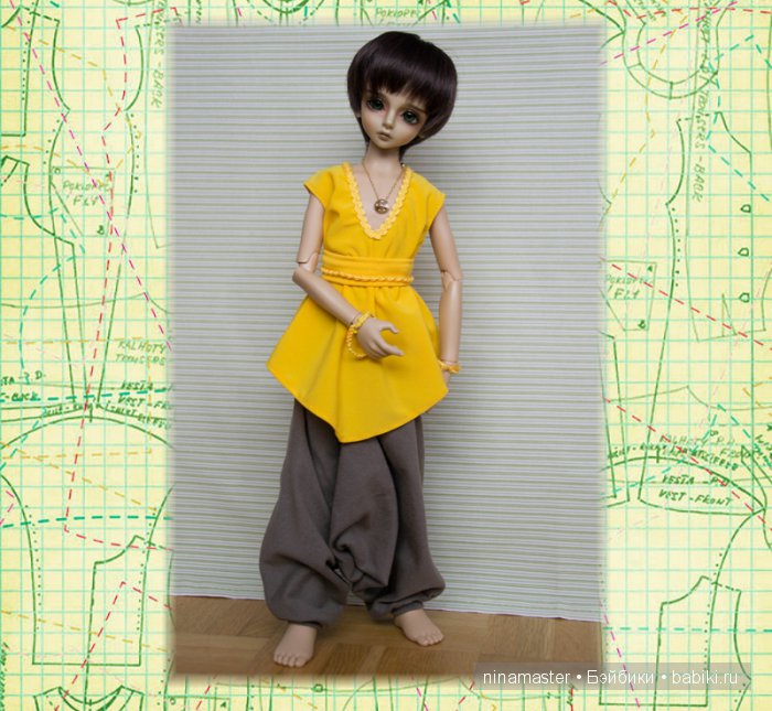 Одеть куклу быстро и просто