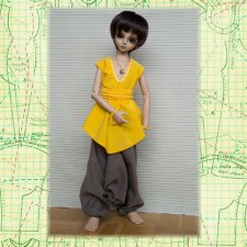 Одеть куклу быстро и просто