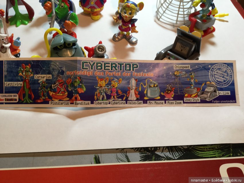 Для коллекционеров киндер сюрпризов