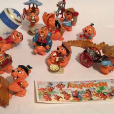 Любителям киндеров. Редчайшая серия.Бобры в Китае