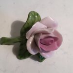 Шикарный фарфоровые розы на веточке от Alboth & Kaiser. Редкость.