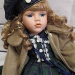 Винтажная фарфоровая куколка