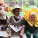 Фарфоровая и виниловые куклы из Германии