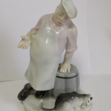 Статуэтка Повар и кот ЛФЗ