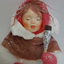 Ватная игрушка. Сластена.