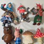 Ватеая елочная игрушка. Лот 2.