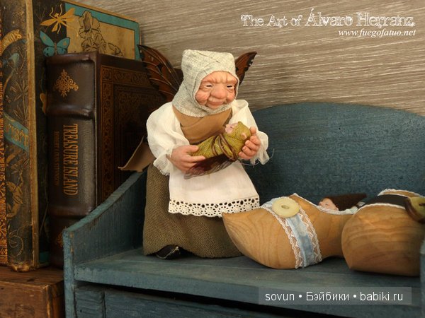 Авторские куклы AlvaroFuegoFatuo dolls и его гномье царство (фото 6)