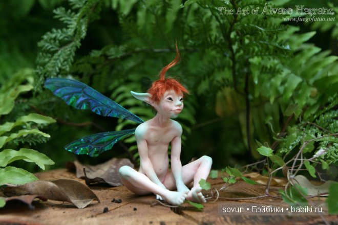 Авторские куклы AlvaroFuegoFatuo dolls и его гномье царство (фото 10)