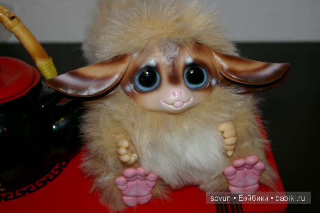 Новая порция мульфиков — Игрушки в смешанной технике (мех и глина): Арт