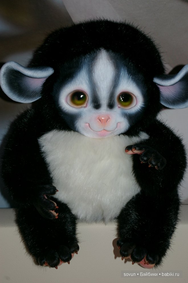 Новая порция мульфиков — Игрушки в смешанной технике (мех и глина): Арт