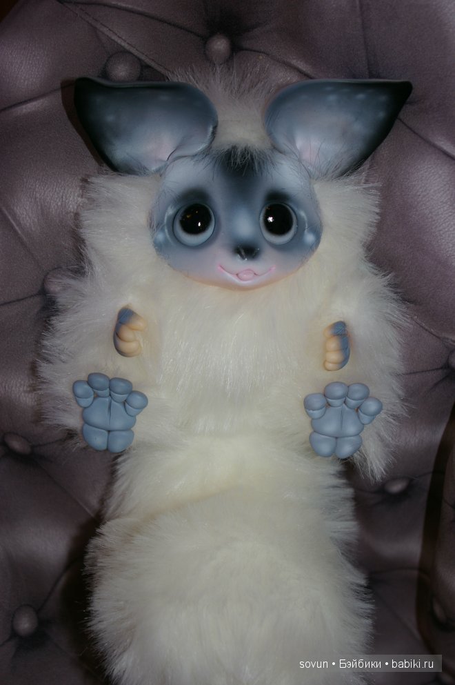 Новая порция мульфиков — Игрушки в смешанной технике (мех и глина): Арт