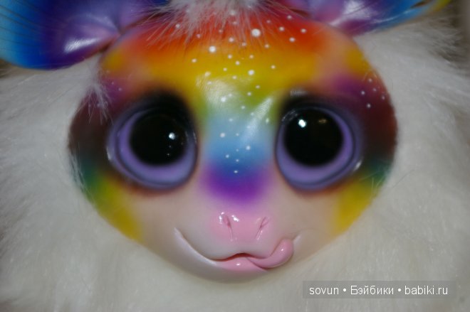 Новая порция мульфиков — Игрушки в смешанной технике (мех и глина): Арт (фото 8)