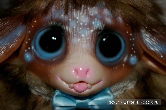 Новая порция мульфиков — Игрушки в смешанной технике (мех и глина): Арт