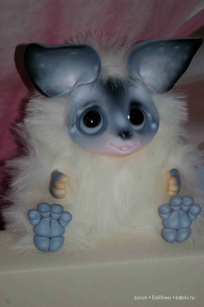 Новая порция мульфиков — Игрушки в смешанной технике (мех и глина): Арт