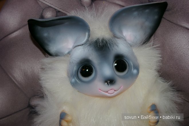 Новая порция мульфиков — Игрушки в смешанной технике (мех и глина): Арт