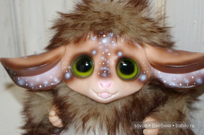 Новая порция мульфиков — Игрушки в смешанной технике (мех и глина): Арт (фото 3)