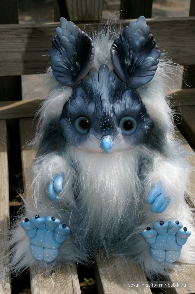 Мульфов много не бывает — Игрушки в смешанной технике (мех и глина): Арт