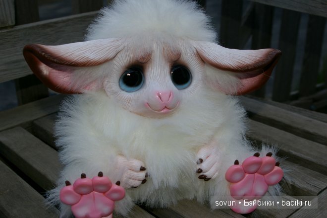 Мульфов много не бывает — Игрушки в смешанной технике (мех и глина): Арт